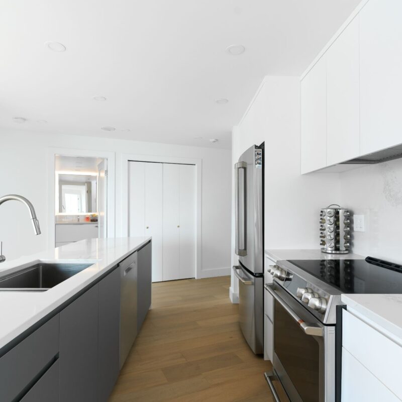 exquisite remodelled kitchen in North Vancouver